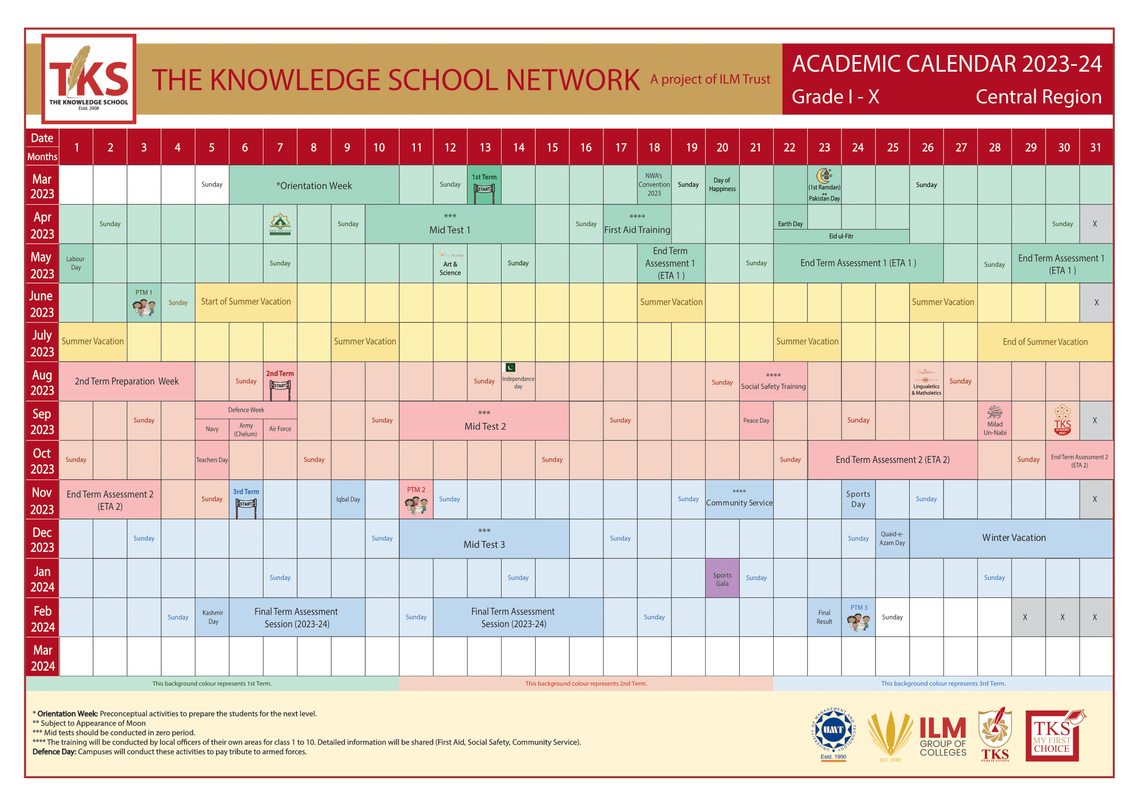 Umt Calendar 2025